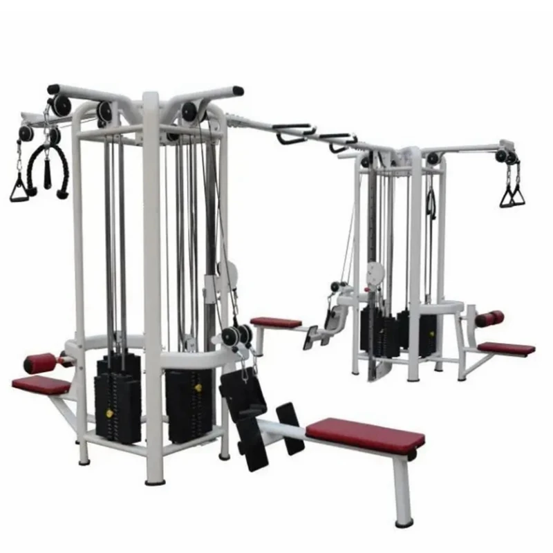 8 Station Trainer Macchina Per L'Allenamento Della Forza Otto Persone Multi Jungle Function Gym Exercise Cable Crossover Attrezzature Per Il Fitness