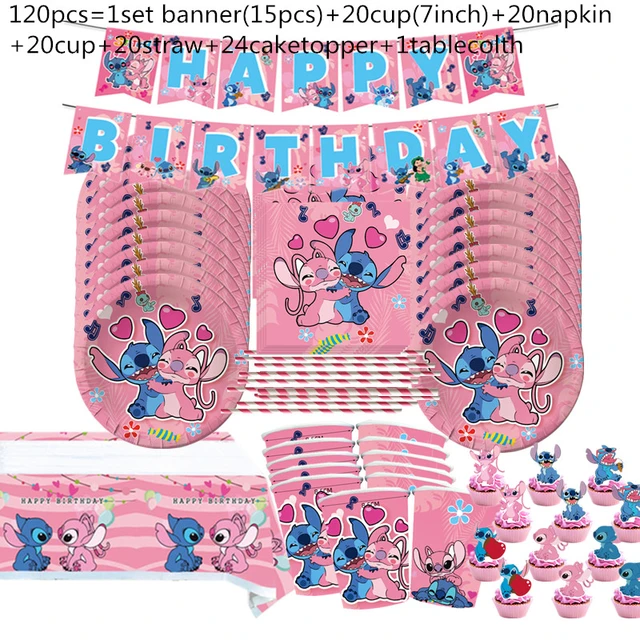 Lilo & Stitch CAKE TOPPER 10 Figure Set Birthday Party Favors