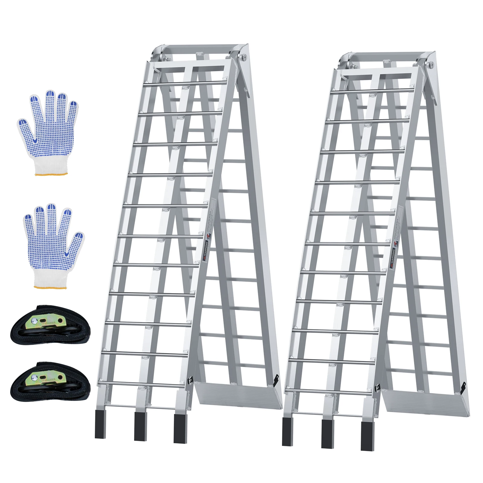 Aluminum Folding Loading Ramps for Pickup Trucks and ATVs