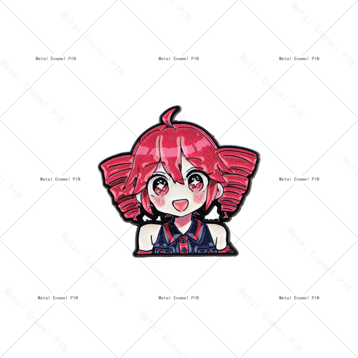 Chic Singer Girl Enamel Pin - Cute Fashion Accessory for Backpacks, Clothes & Gifts