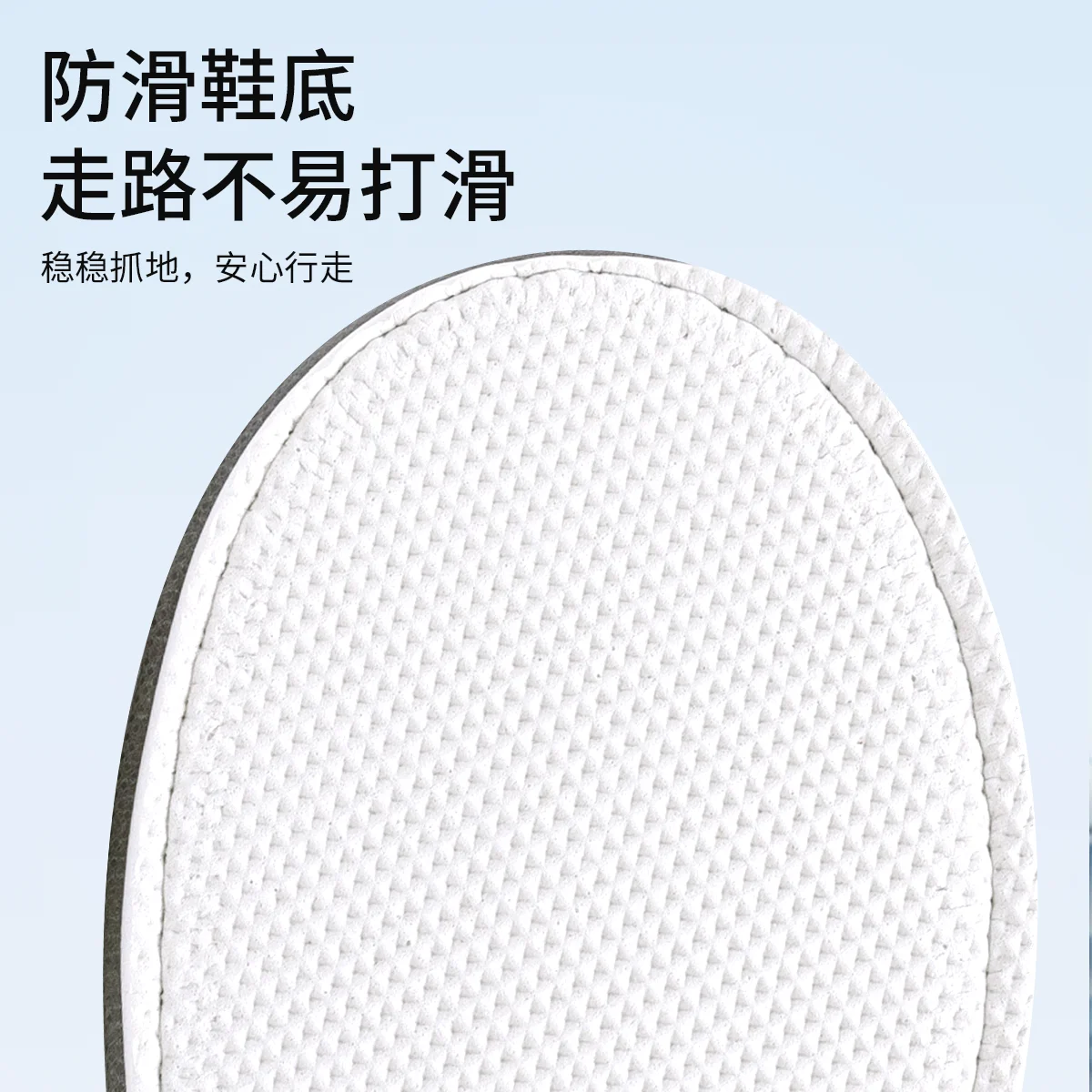 5 PACK One Time Use High Quality Closed Toe Non-slip Hotel Slippers White Disposable Hotel Bathroom Slippers