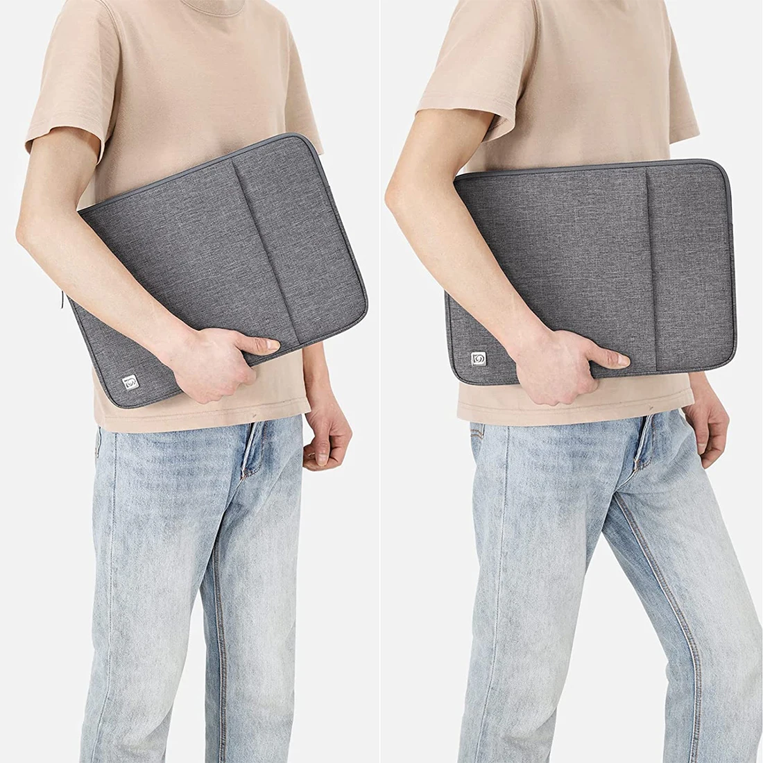 Luva do Portátil de Domiso Bolsa de Transporte à Prova Impermeável Água para 10 1113 14156 17 Polegada Computador Case da - Imagem 2