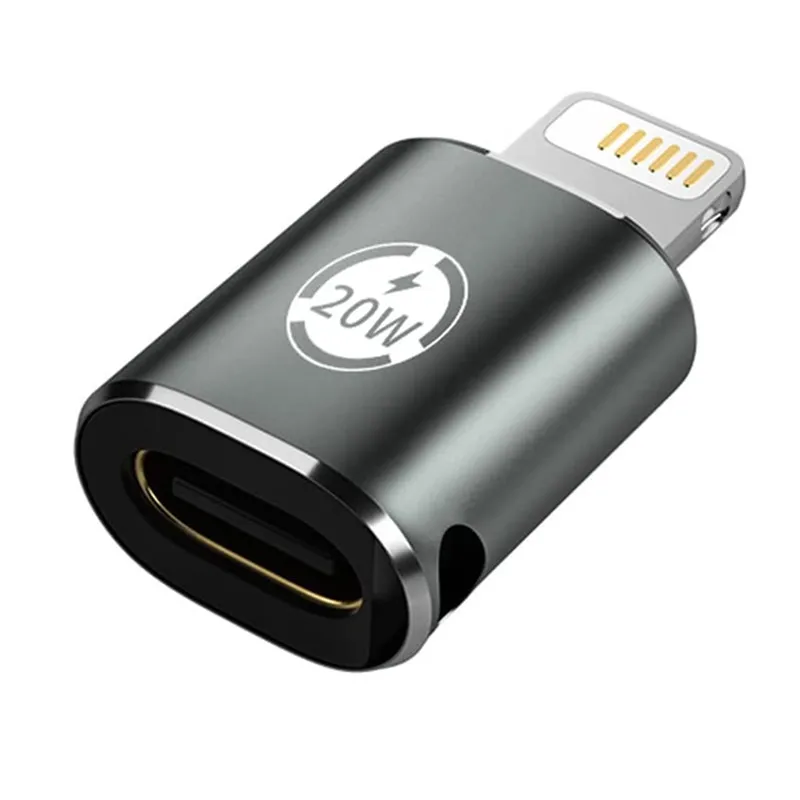 Адаптер для быстрой зарядки с Usb Type C на Lightning 20 Вт |