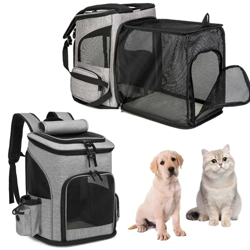 

Expandable Cat Backpack Outgoing Breathable Travel Backpack Carrier For Cats Small Dogs Carry Transport Cat Backpack Accessories