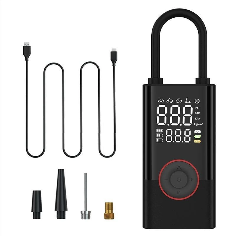 Leiboo 150psi bomba de ar inteligente inflator de pneus compressor de ar portátil com medidor de pressão digital para carro bicicleta motocicleta bola