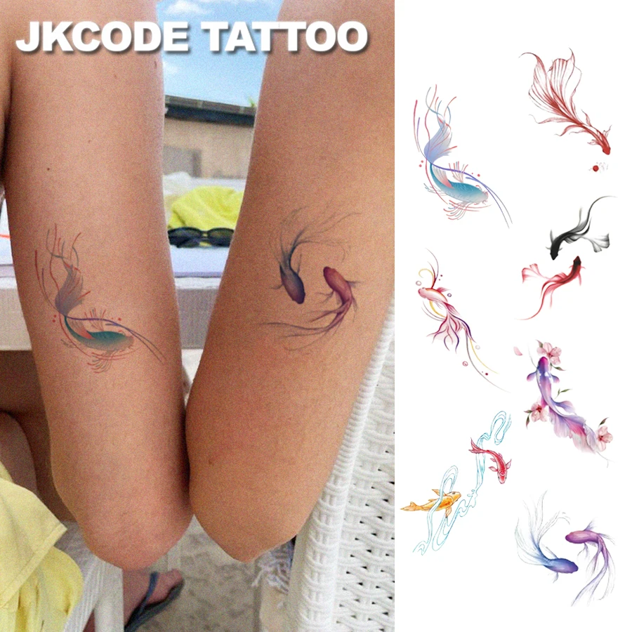물고기 문신 | AliExpress Business의 대량 할인 및 드롭쉬핑 특가, image size:900x900