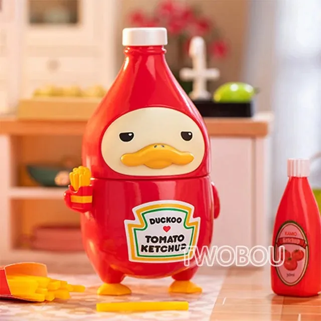 thumbnail image 1 of POP MART-figuras de acción de DUCKOO Kitchen Battle Series, Caja ciega, Caja misteriosa sorpresa, juguetes Kawaii, regalo para niñas, 1 of 5