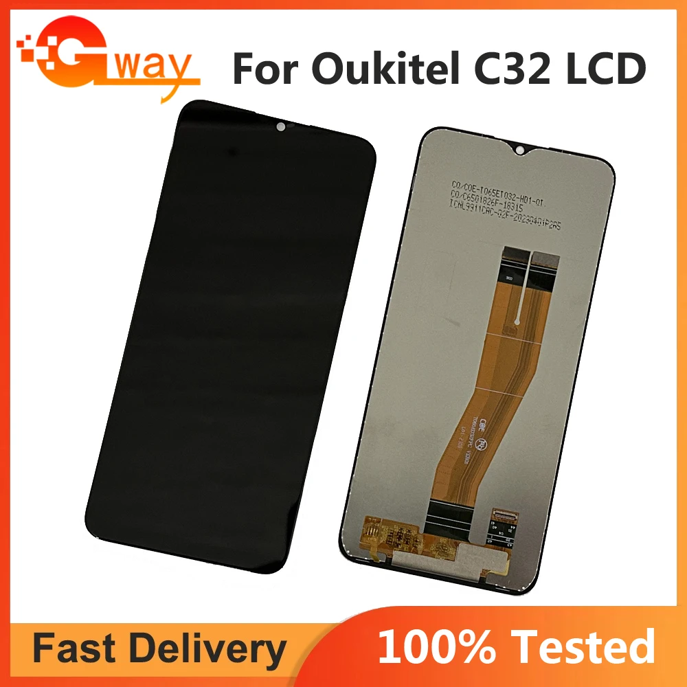 

6.52 inch OUKITEL C32 LCD Display+Touch Screen Digitizer Assembly 100% Original New LCD Touch Digitizer For Oukitel C32 Display