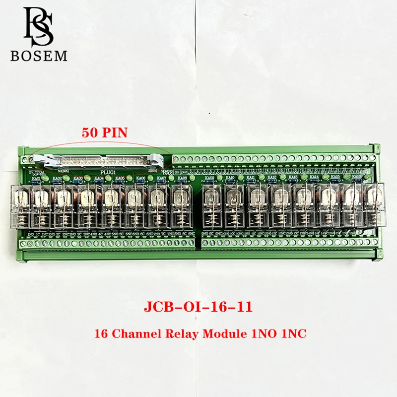 Jcb-Oi-16-11 Jcb-Fs/Pa1A-16 50Pin 16 Canali Modulo Relè Scheda Di Comunicazione Io 1No 1Nc