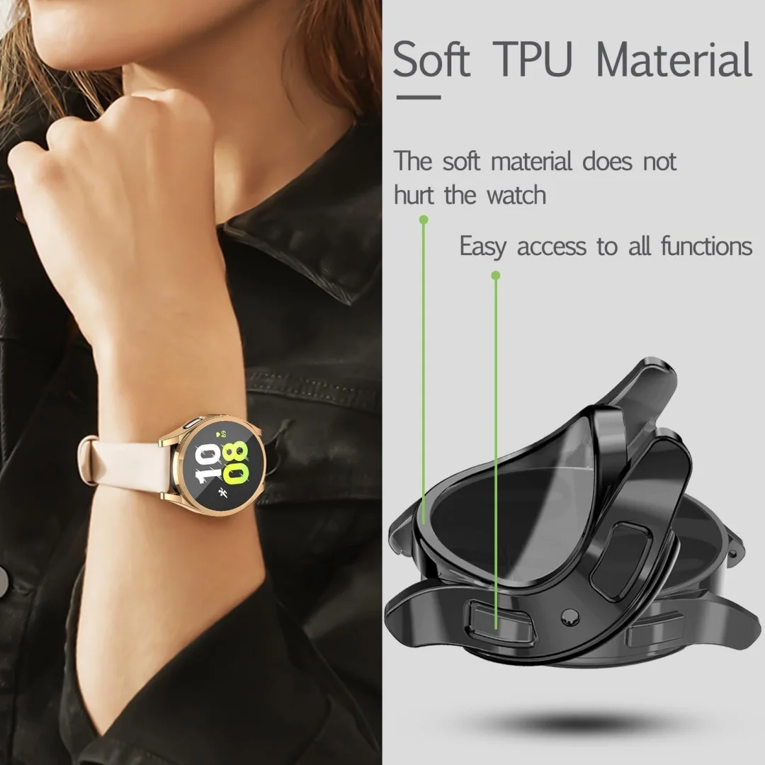 Durable Soft TPU Protective Case - Premium Screen Protector