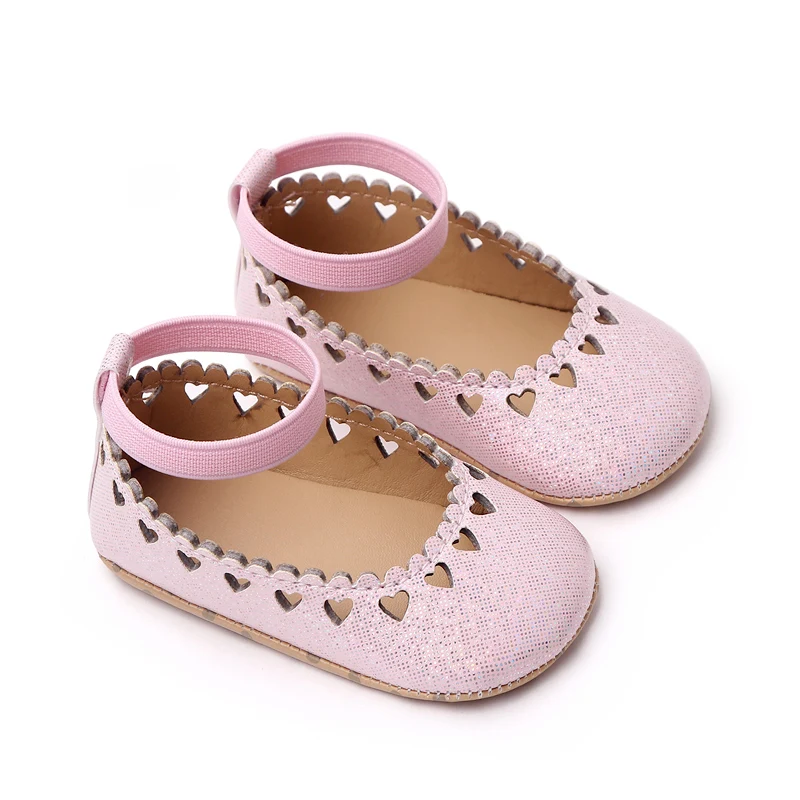 Baby Spring Summer and Autumn Cute Hollow Walking Shoes for Toddler Girl Beautiful Sneaker for 0-9-18 Month BJZ3027