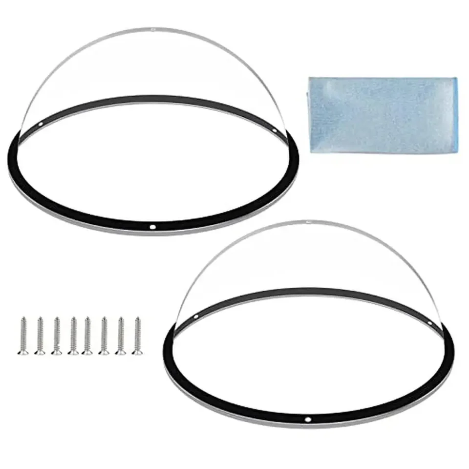2 Pack Clear Acrylic Dog Fence Peek Window