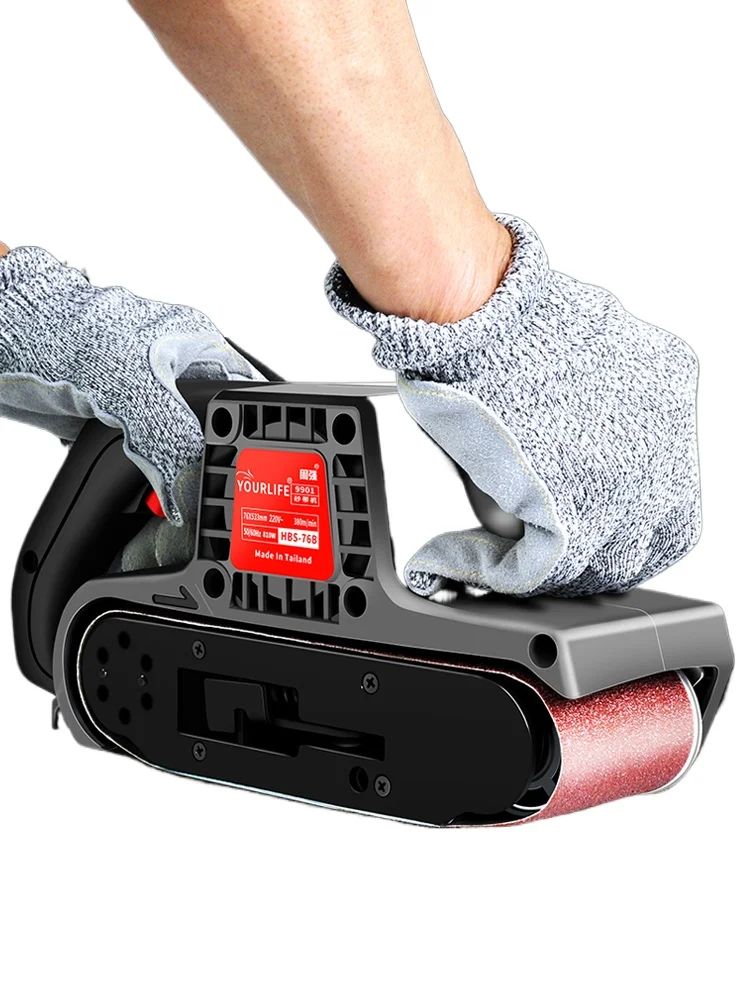 

Portable belt sander Small desktop woodworking sander Flat sander