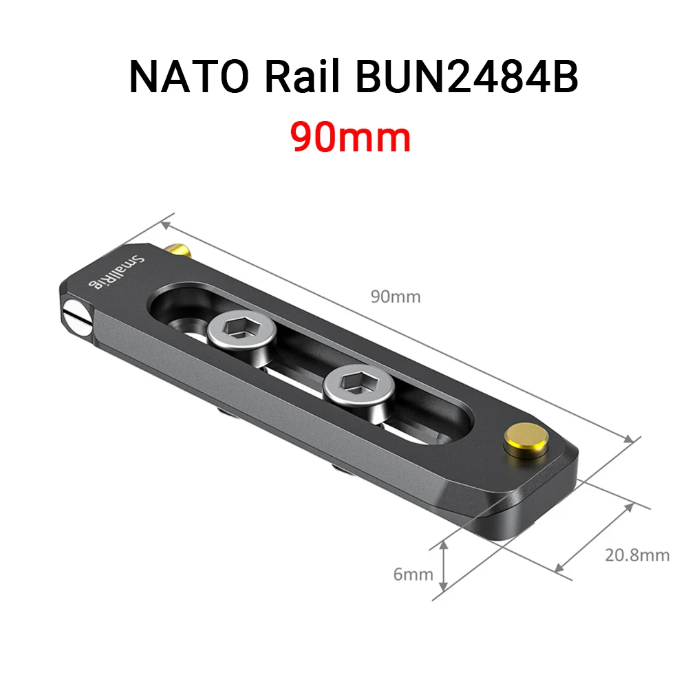 SmallRig Quick Release Low-Profile NATO Rail for Camera Rigs - Versatile Video Shooting Accessory