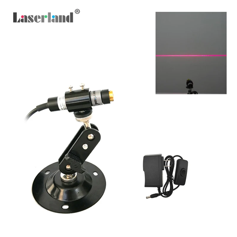 12*55Mm Focalizzabile 5Mw 50Mw Line Projector 650Nm Red Laser Diode Module Glass Lens Locater