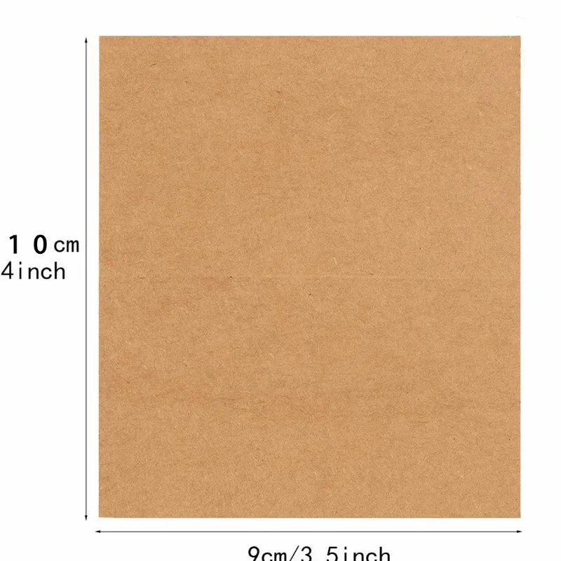 20/50/100pcs Khaki Name Place Card Wedding Seating Number Table Card Birthday Party Sign in Classmate Dinner Greeting Seat