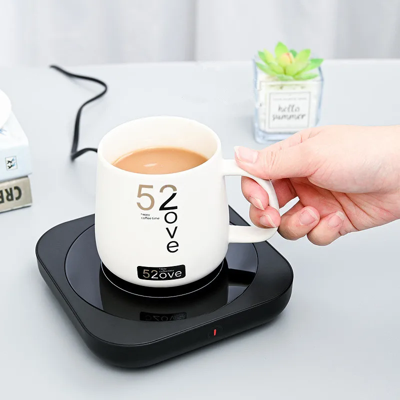 110V/220V Electric Ceramic Stove Office 3 Gear Tea Stove Electric Heating Plate 80℃ Constant Temperature Coffee/Milk Heating Pad