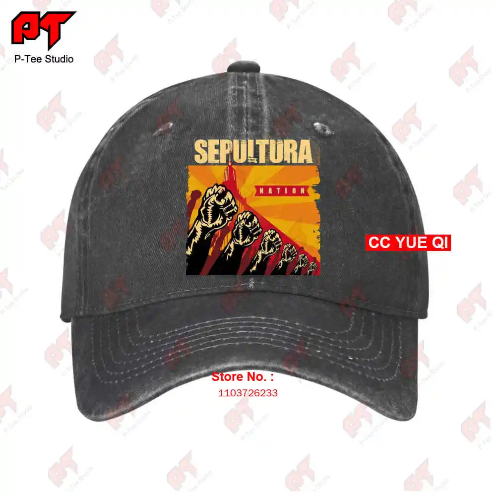

2004 новые бейсболки Sepultura Nation XL8E