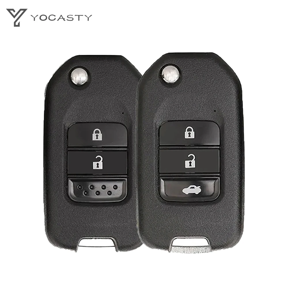2/3 Button Flip Folding Remote Key Shell Case For Honda Accord Civic City CRV Jazz XR-V Vezel HR-V FRV A/G Blade key case car key shell car remote key car key key shell