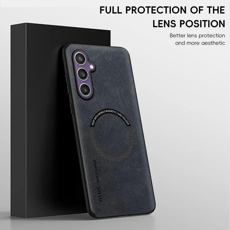 Premium Sheepskin Magnetic Leather Phone Case