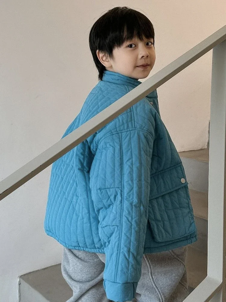 Boys' Girls Thickened Cotton Clothes Children's Autumn And Winter Coat Outerwear Children's Coat Parkas Jackets For Children