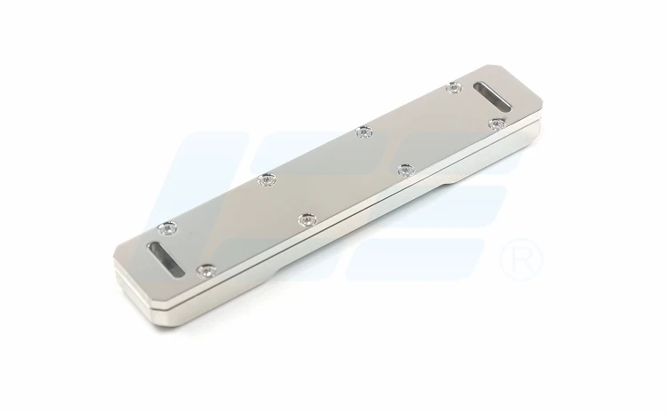 bloco de água duplo da memória de dois canais icemancooler para refrigerar de água do pom edição de cobre completa
