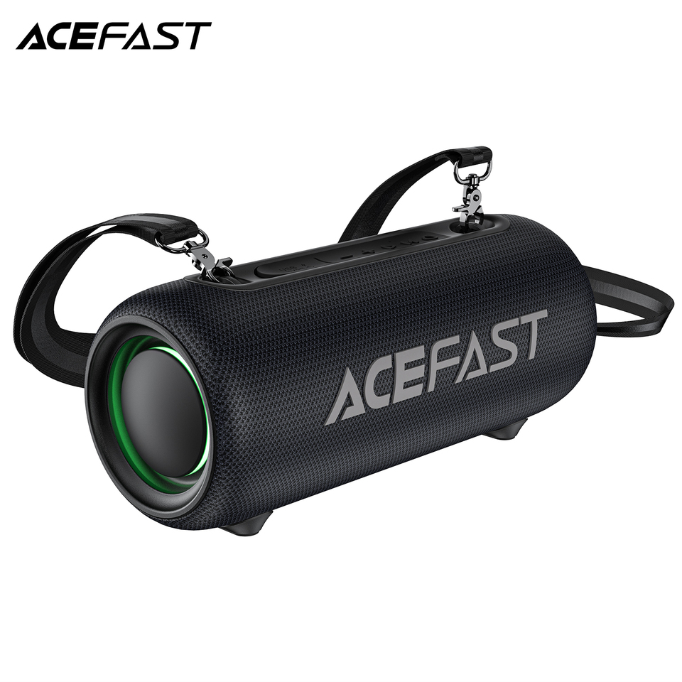 ACEFAST Portable Bluetooth 5.3 Speaker 2.75 inch Full Range Speaker Wireless EQ Stereo Music with RGB Light For Outdoor Camping
