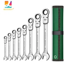 

Flexible Ratcheting Combination Wrench Set,Key Wrench Ratchet Spanner Metric Hand Tool Sets,Car Repair Tools with Carrying Bag