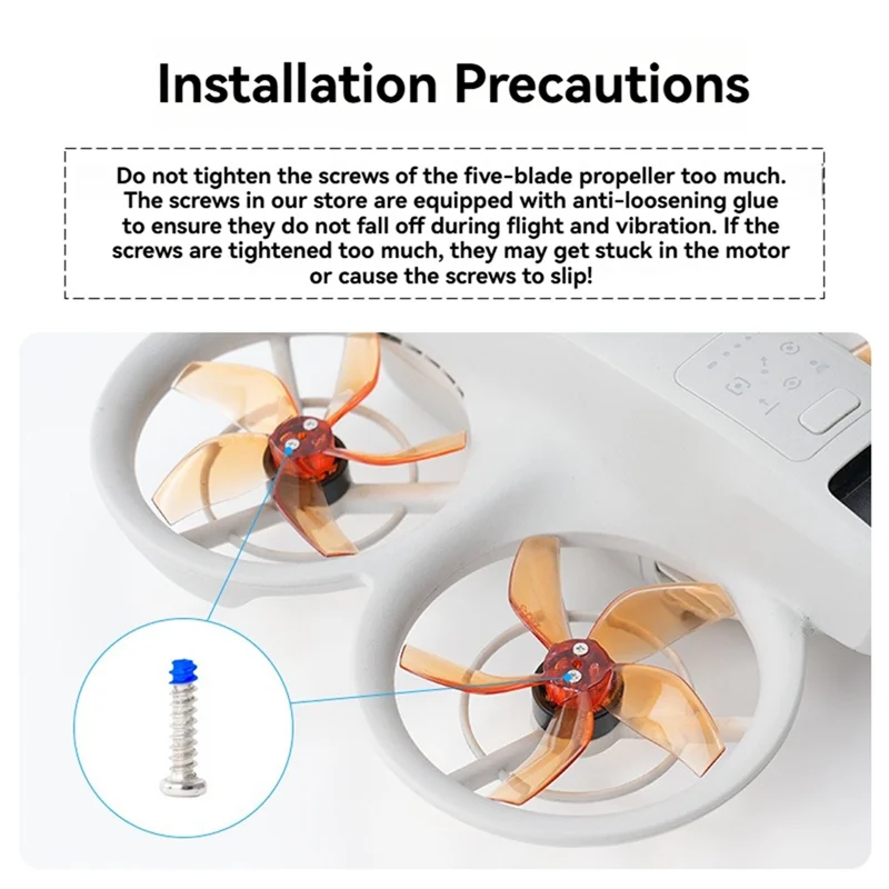 DJI NEO 드론용 T23C 5날개 프로펠러, 다채로운 프로펠러 블레이드 교체 부품, DJI NEO 액세서리