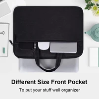 Laptop Briefcase 13 14 15 15.6 inch Carry Laptop Bag Sleeve with Front Bag Notebook Case for Macbook 13.3 15.4 Computer Handbag - Image 2