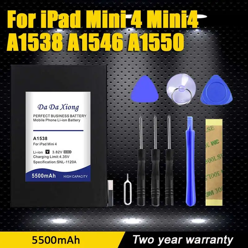 

100% Оригинальный аккумулятор 5500 мАч для iPad Mini 4 Mini4 A1538 A1546 A1550 отправить вспомогательный инструмент