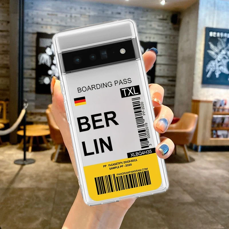 World City Travel Ticket New York Phone Case