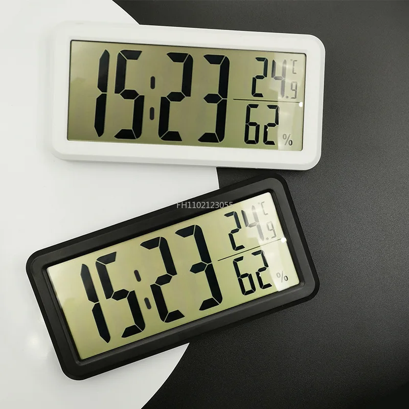 Nordic Digital Alarm Clock Simple Table Clock Battery Powered LED Electronic Desk Decorations For Home Office Wall digital clock table clock digital desk clock digital table clock