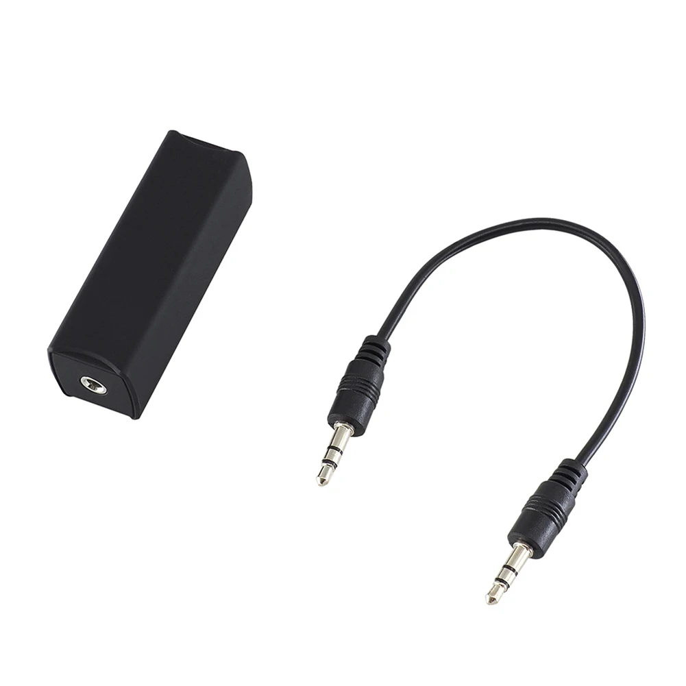 3.5 Mm Audio Cable Anti-interference Grounding Loop Noise Isolator Reducer Filter Audio Noise Isolation Car Stereo System