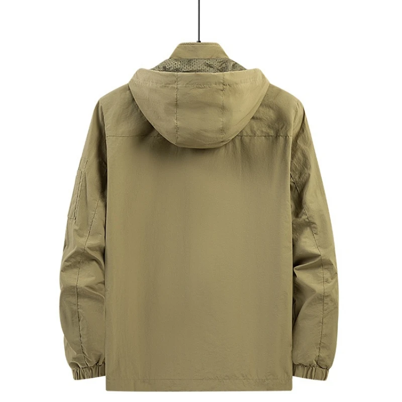 8XL Large Size Men's Spring Jacket All-Match Casual Couple's Tooling