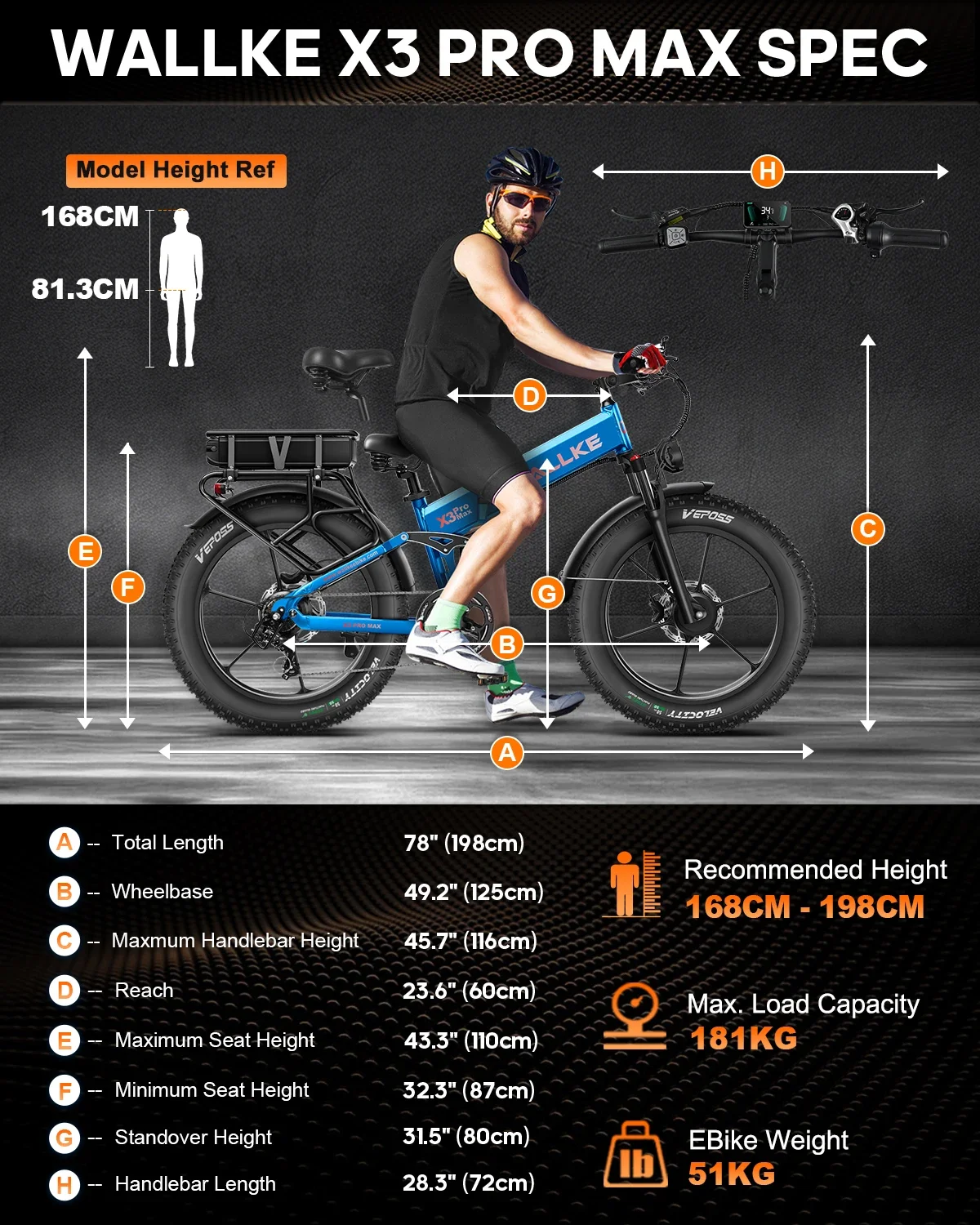 26 Inch Wallke X3 Pro Manual W Wallke X3 Folding Electric Bike