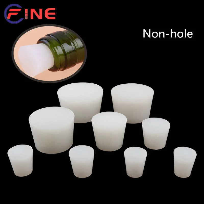 Silicone Rubber Plugs Conical High TEMP Sealing Tapered for Fermentation Barrel Airlock Home Beer Brewing