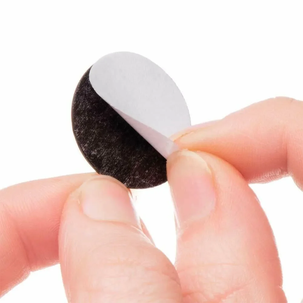 Self Adhesive Magnetic Round Rubber Flexible Small Sticky Magnets Disc 10pcs
