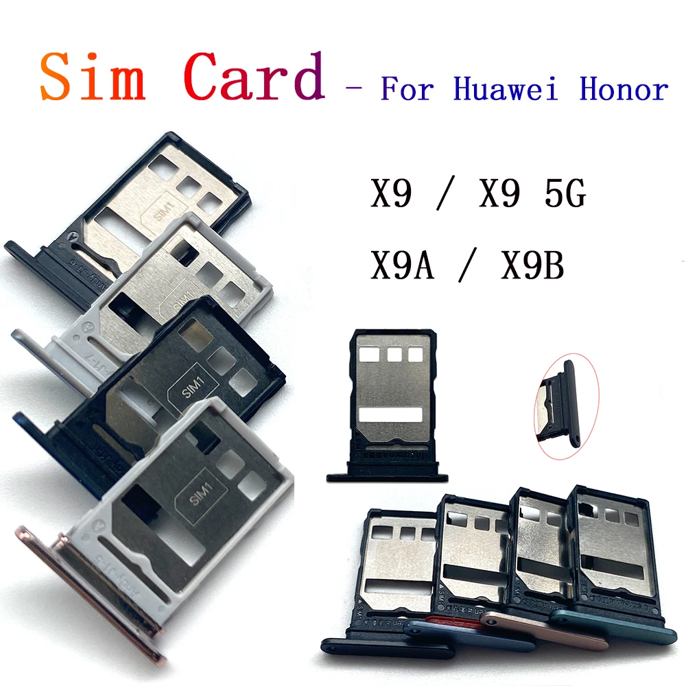 화웨이 X9A X9 5G X9 X9B SIM 카드 트레이 홀더 싱글 듀얼 슬롯 교체 부품 50개/세트