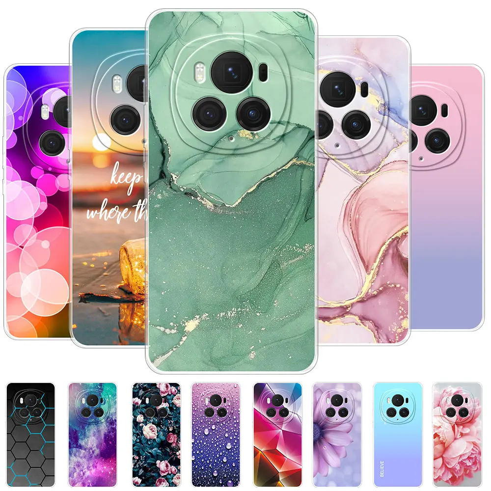 Per Honor Magic6 Pro 5G Custodia Trasparente Per Honor Magic6 5G Funda Custodia Per Telefono Moda In Silicone Morbido Trasparente Per Magic 6 Pro Coqu