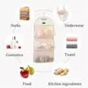 Breathable Mesh Wall Hanging Bag for Underwear Socks,Household Closet Underwear Storage Organization,Laundry Basket for Toy Doll 4