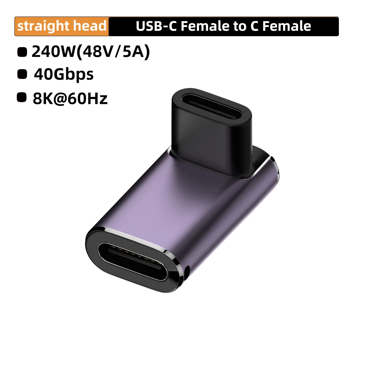 ตัวเลือกสินค้า อะแดปเตอร์ USB-C 40Gbps ชาร์จเร็ว 240W สำหรับ MacBook และอุปกรณ์ USB-C