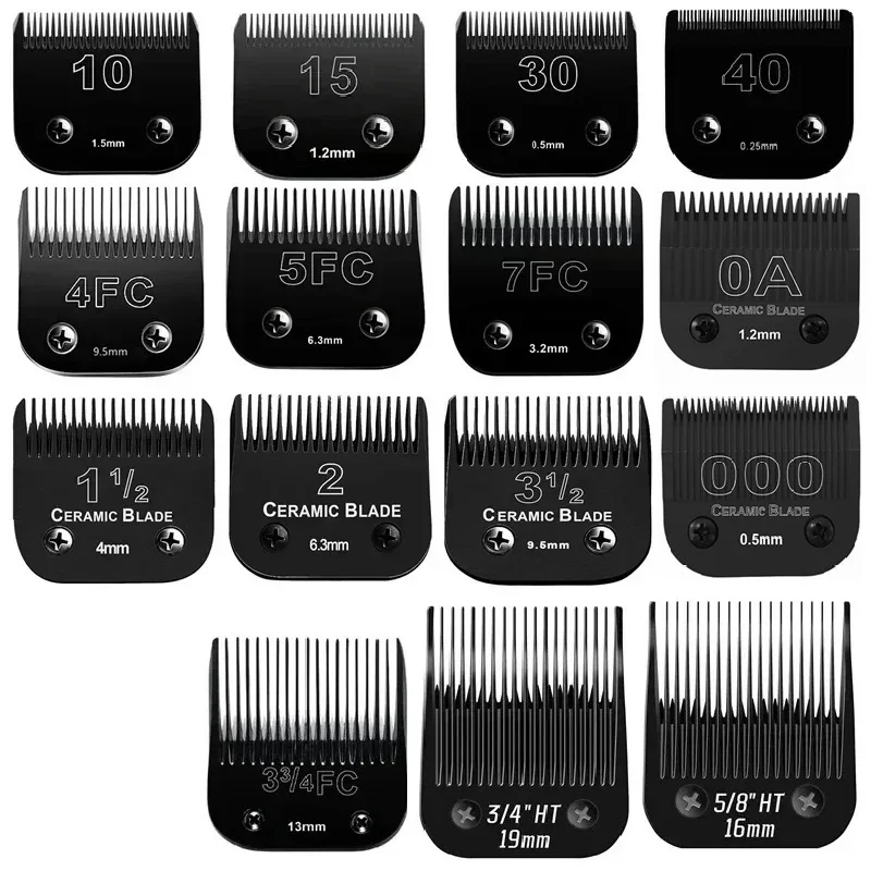 Detachable Pet Dog Cat Grooming Clipper Blade Compatible with Most Andis, Oster A5, Wahl KM10 Series Animals Clippers barber hair clipper blade pet grooming clipper