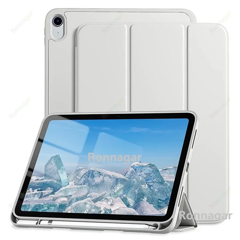 Pencil Holder Case for ipad 10th 11th 12th Gen A16 11th Air13 M4 M3 Air4 5 10.9 Pro11 M4 M5 8 9th 10.2'' 12.9''