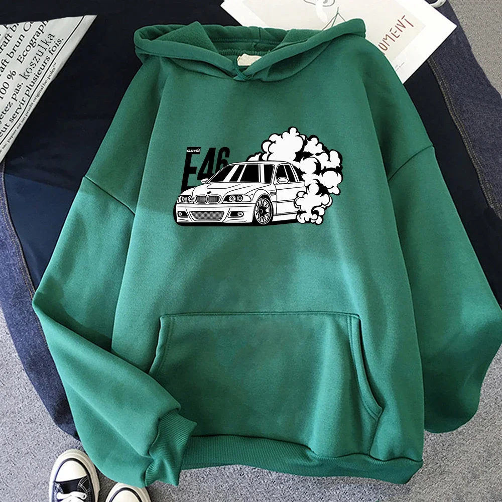 

Winter E46 Car Hoodies Spring/Autumn Women Tops Aesthetic Clothes Fashion Men Sweatshirt Graphic Hoodie Harajuku Sudaderas