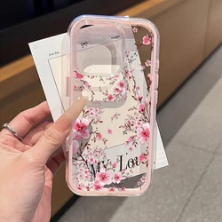 Plum Blossom Clear Phone Case Cover - Galaxy S26 Edge (FE - P8267)