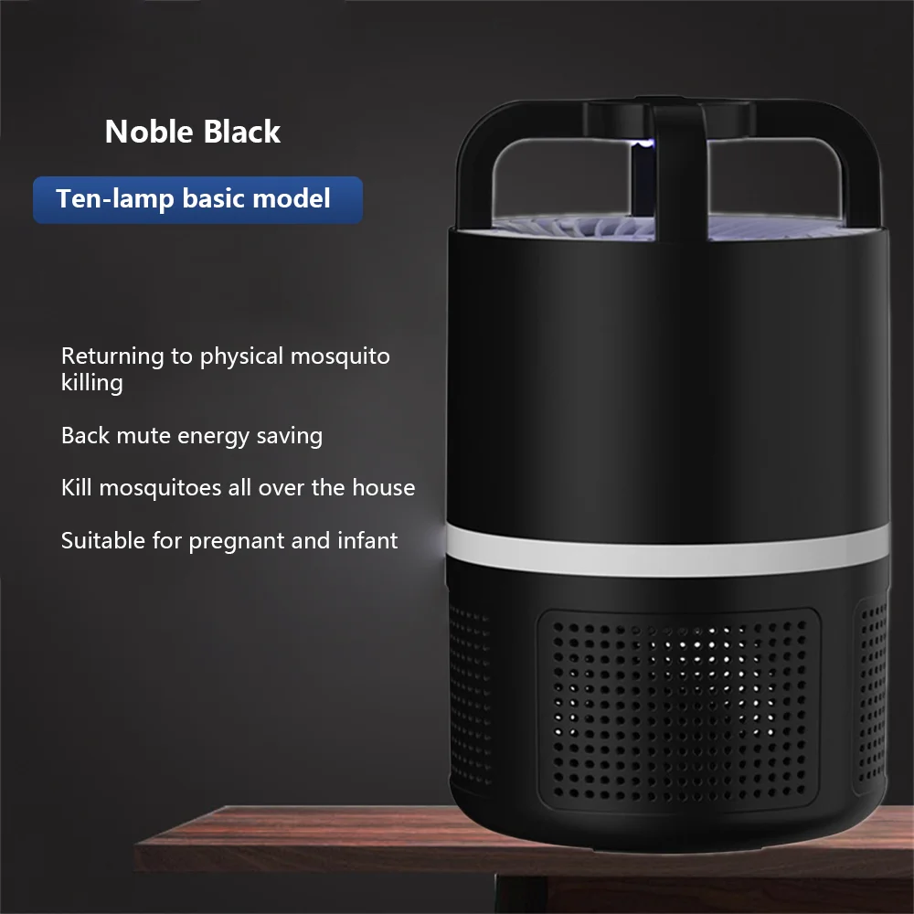 2023 Ultraviolet Uv Usb Mosquito Killer Lamp Silent Radiation-Free Insect Swatters Artefatto Repellente Per Zanzare Per La Camera Da Letto Di Casa