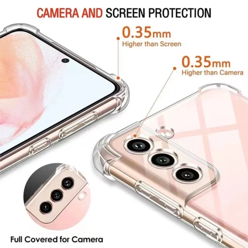 Premium 1.5MM Thick Clear Air-Bag Silicone Case