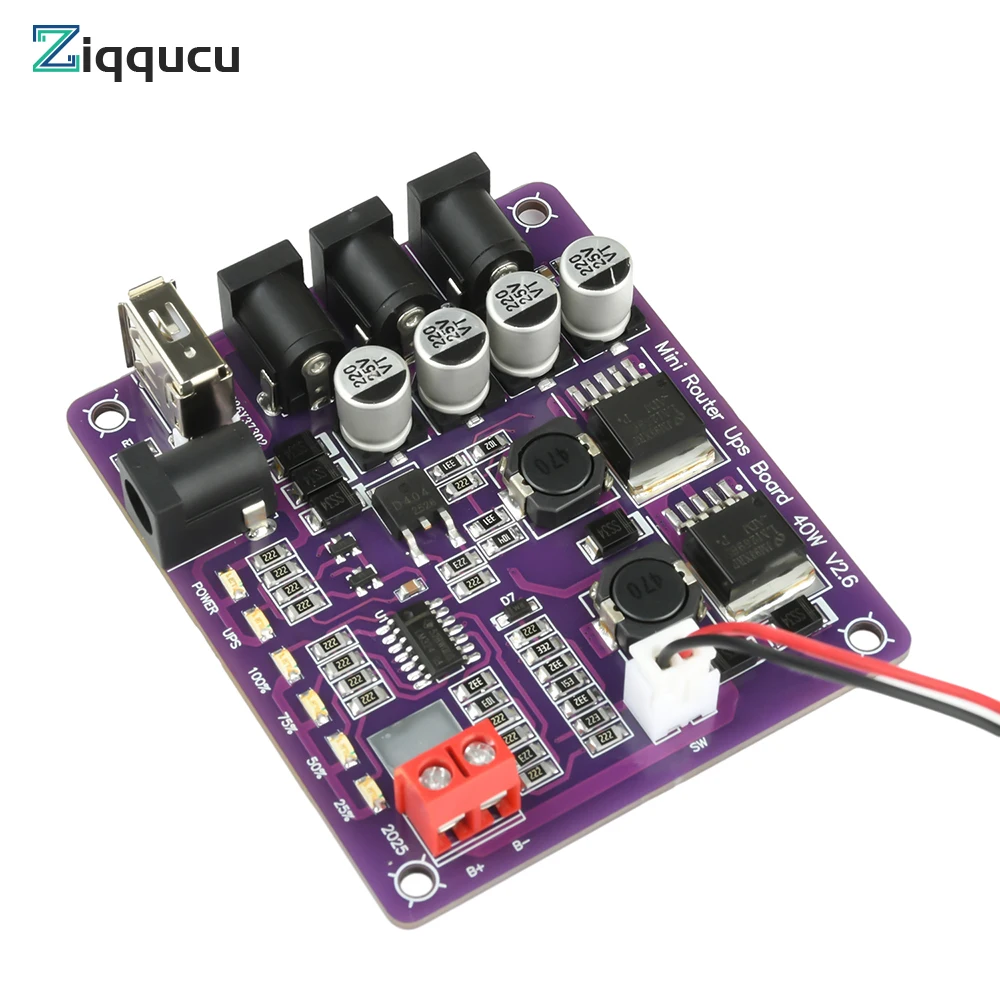 Multi-Voltage Uninterruptible Power Supply Board with Battery Charging