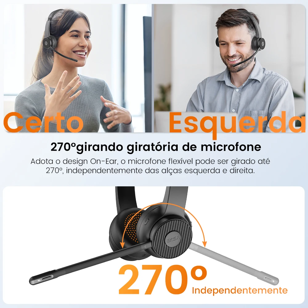 PC, AI ENC Mic, 35H Talk Time,